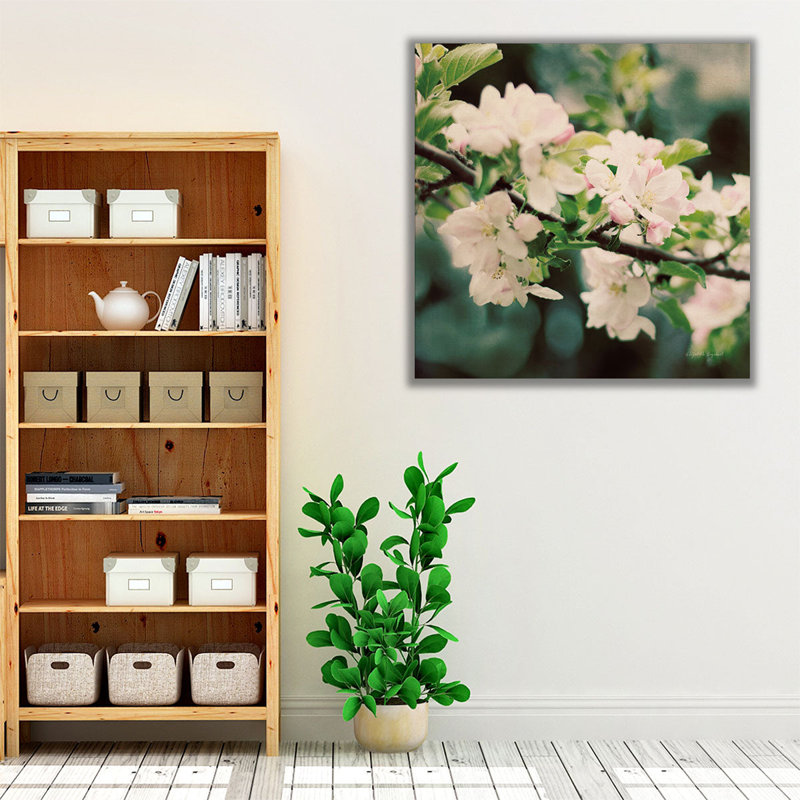 «Apple Blossoms I», reproduction d'art sur toile, H 16 po x l 16 po