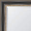 Miroir mural en relief noir avec éclat-20065295