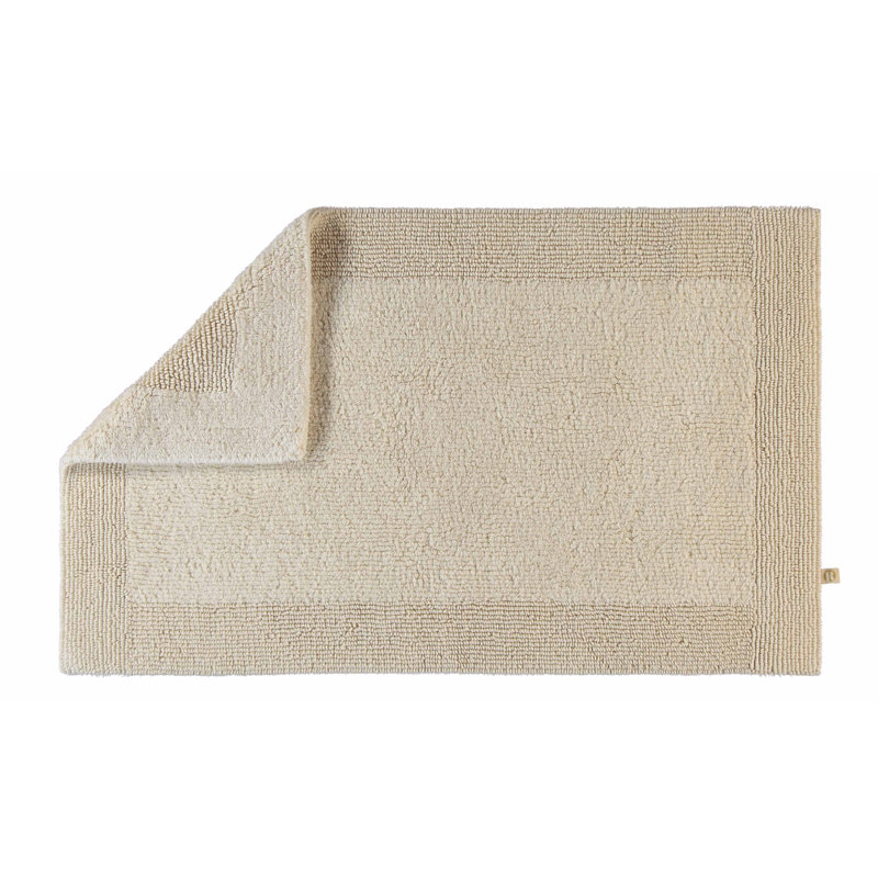 Bath Rug, 45cm W x 60cm L, No, Beige
