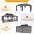 Aluminum Permanent Patio Gazebo with Double Roof-116066729