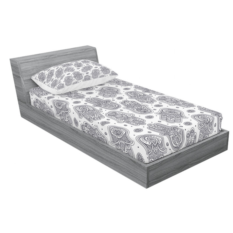 Microfiber Sheet Set, Twin XL Sheet Set with Fitted Sheet