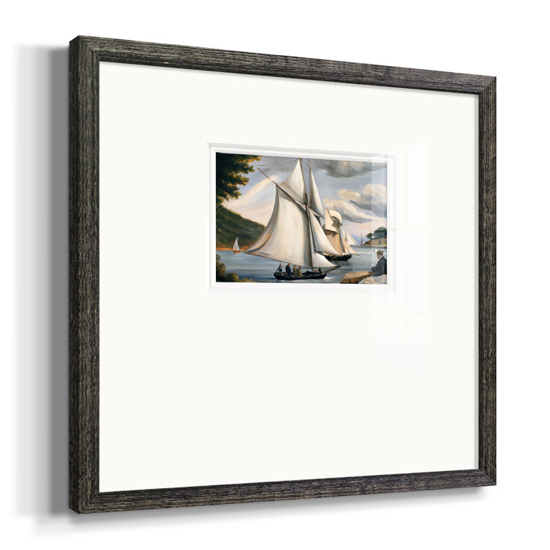 Sariver Sailpremium, reproduction encadrée, H 17 po x l 17 po, Papier avec cadre noir