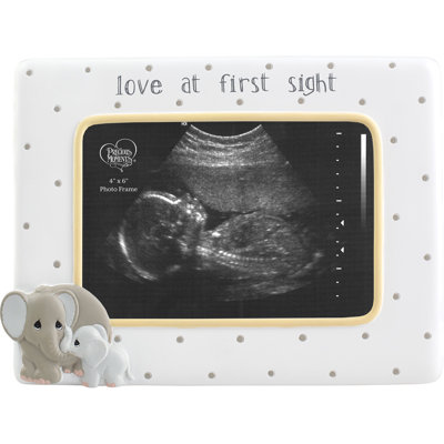 Precious Moments Elephant Love at First Sight Sonogram Sculpted Photo Picture Frame