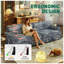 Canapé à accoudoirs roulés en tissu Oxford l 93,7 po x P 38,2 po x H 33,5 po Oxford-128968651
