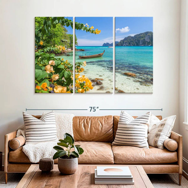 Gillard Ko Phi Phi Beach Scenery, 42" H x 65" W