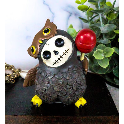 Figurine Cowansr Furrybones Night Hootie le Grand-duc d'Amérique avec sucette