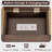  Farmhouse End Table with Charging Station – Narrow Side Table and Nightstand with Drawer, Storage Cabinet and Adjustable Shelf, Choco-438655589