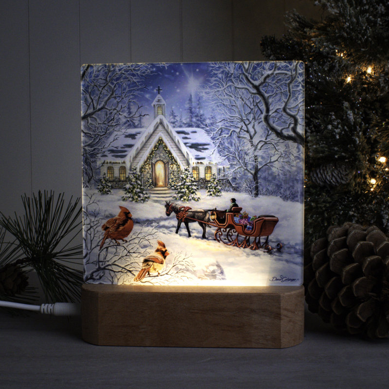 Veilleuse de Noël à DEL