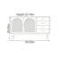 Buffet de rangement multifonctionnel en bois massif-1174554069