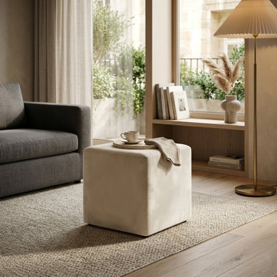 16.73" W Square Cube Ottoman