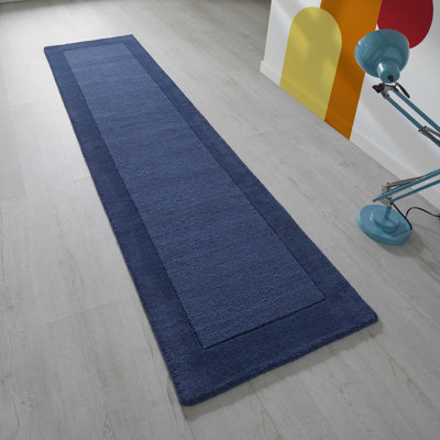 Concho Solid Colour Hand Loomed Area Rug