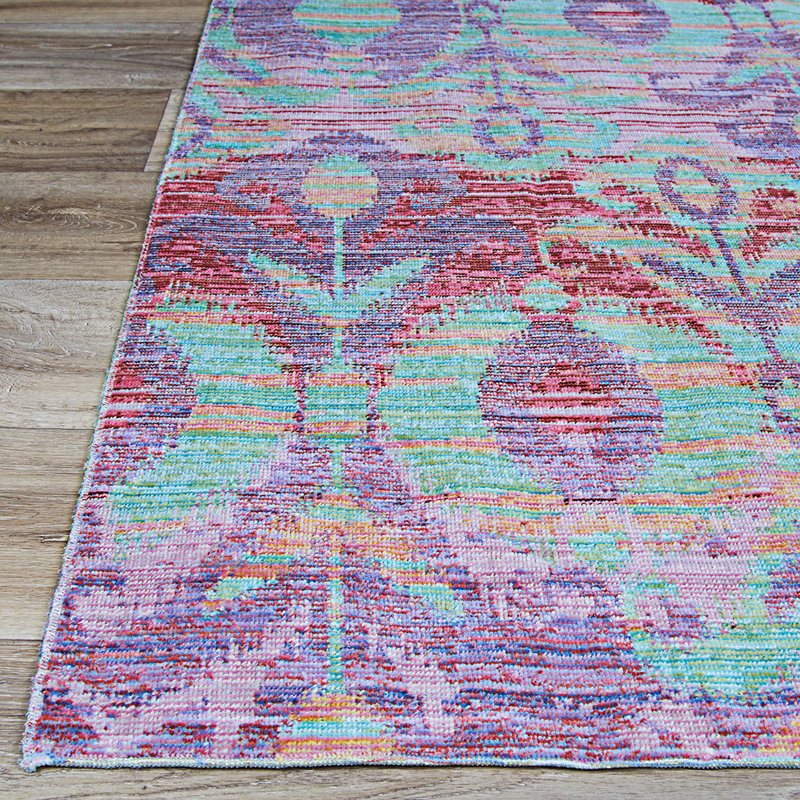 Mansel Ikat Indoor / Outdoor Rug, Rectangle 5'3" x 7'2"