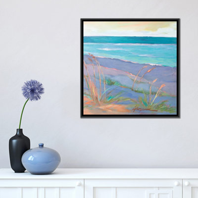«Dunes at Dusk II», reproduction d'aquarelle sur toile
