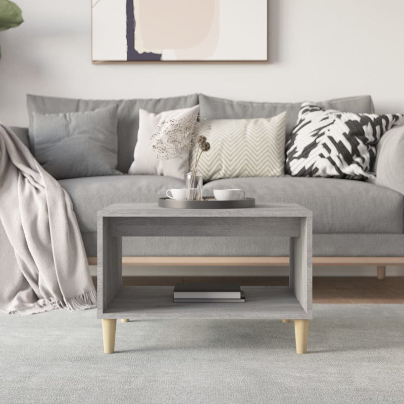 Coffee Table with Storage, Grey