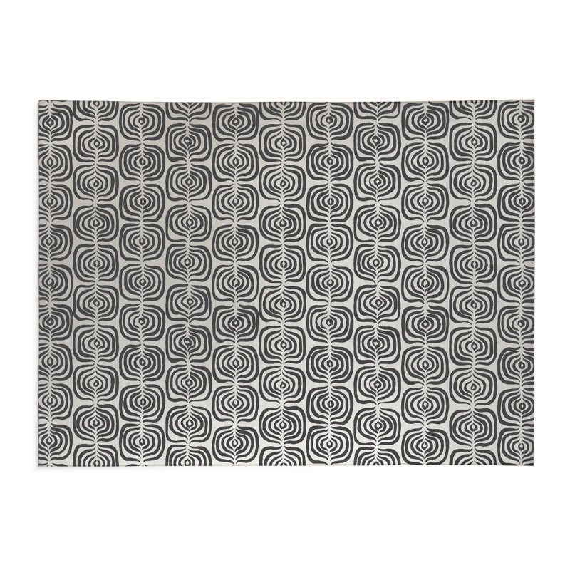 The Way Kids Play Mat, Ivory/Charcoal, Rectangle 3' x 5'