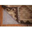 Tapis oriental brun en laine Kilim 3 x 5