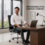 Fauteuil de direction en cuir Mulkey-201597697