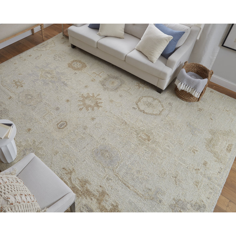 Grafton Wool Floral Area Rug, Rectangle 7'9" x 9'9"
