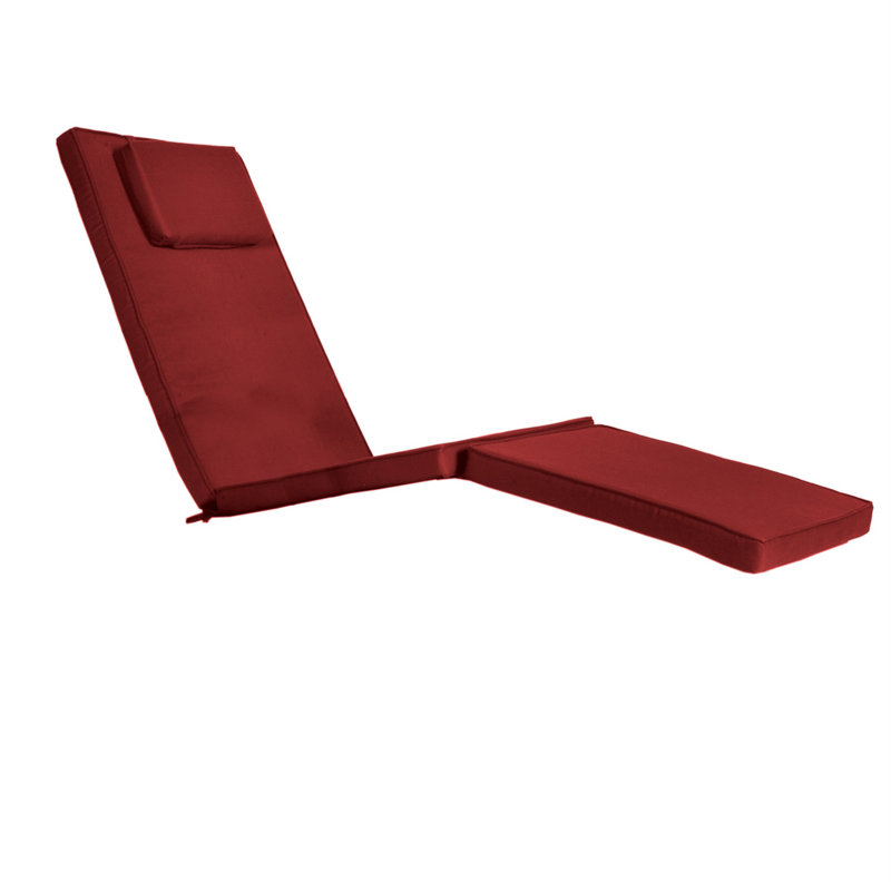 Coussin de chaise Java, Rouge
