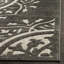 Tapis floral gris anthracite / crème Bryan-19818100