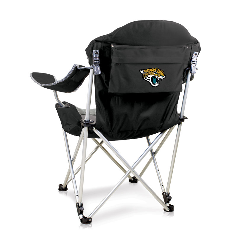 NFL Reclining Camp Chair, Black, Jacksonville Jaguars