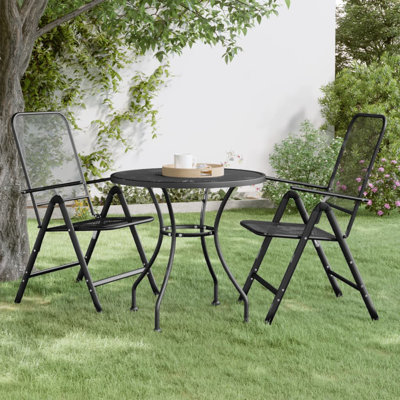 Andiel Round Metal Outdoor Dining Table , cm W cm D