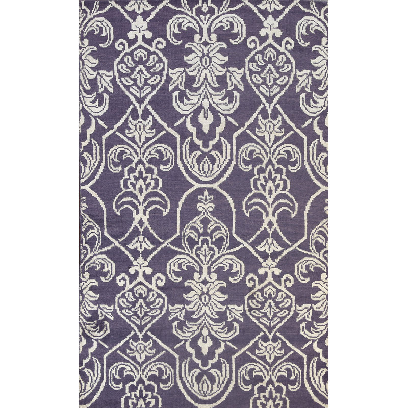 Tapis oriental à motif abstrait All-Over 5 x 8
