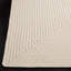 Tapis intérieur / extérieur ivoire en polypropylène tissé à plat à la main Morton-626904002