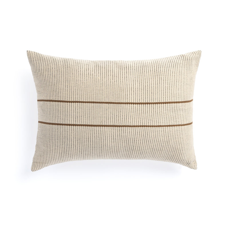 HANDWOVEN MERIDO Pillow Cover & Insert, 14" x 20", Rectangular