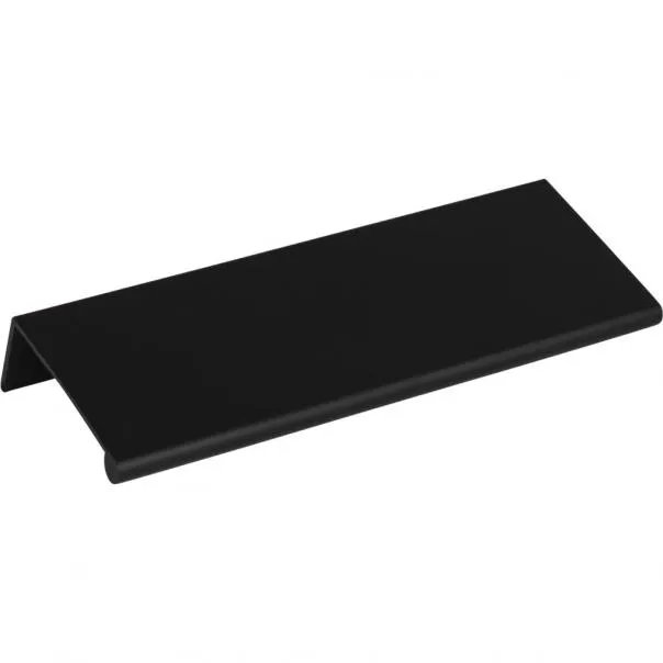 Matte Black Aluminum Finger Pull Bar with Mounting Hardware