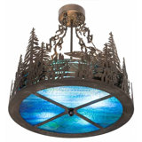 Loon 4 - Light Semi Flush Mount
