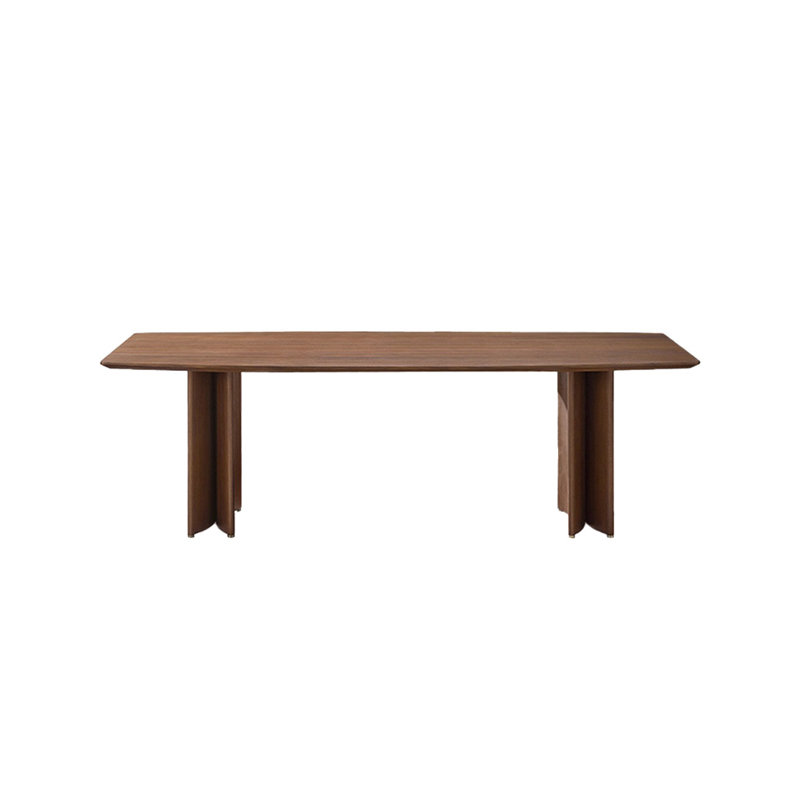Table de salle à manger élégante et classique, H 29,52 po x L 78,74 po x l 37,4 po