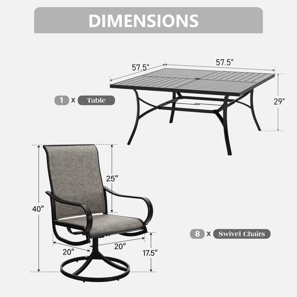 Dimensions du produit