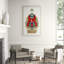 Statuette 2' Framed Print on Glass