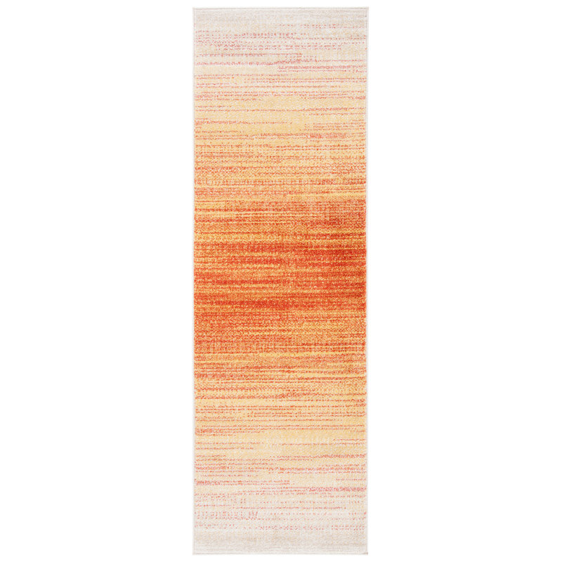 Merethe Performance Abstract Rug, Runner 2'6" x 6'