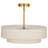 Maskell 4-Light Fabric Semi Flush Mount Ceiling Light Chandelier-1559700115