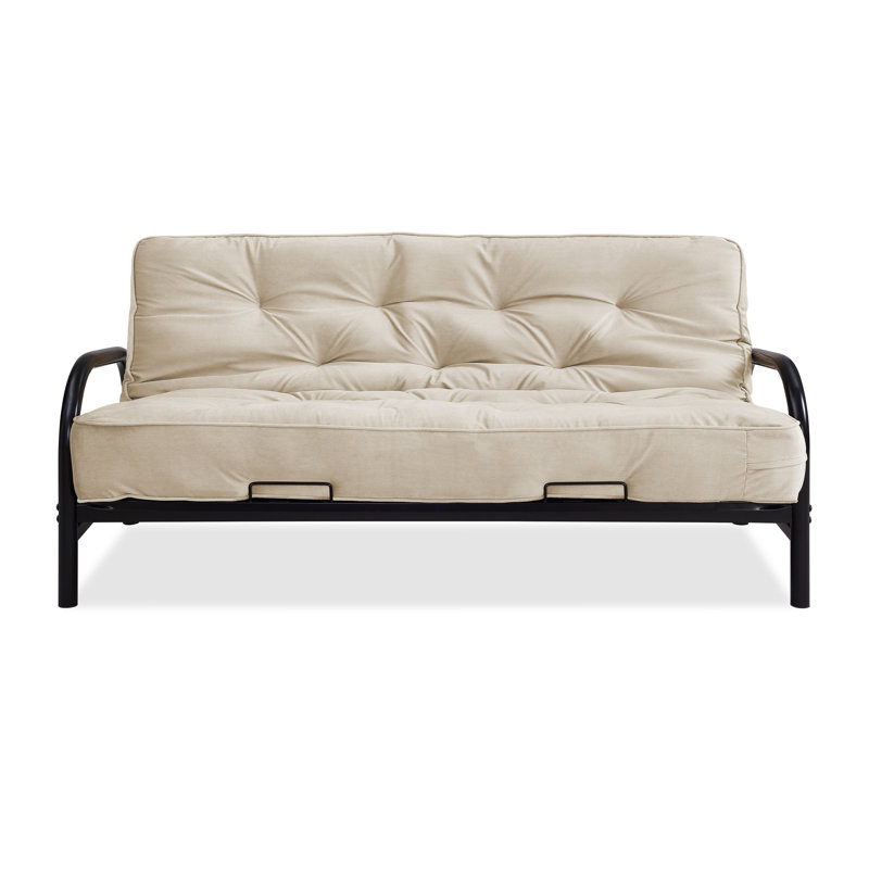 Futon avec matelas Dallas, Biscuit