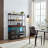 Coffee Bar Cabinet with LED Lights and Ample Storage