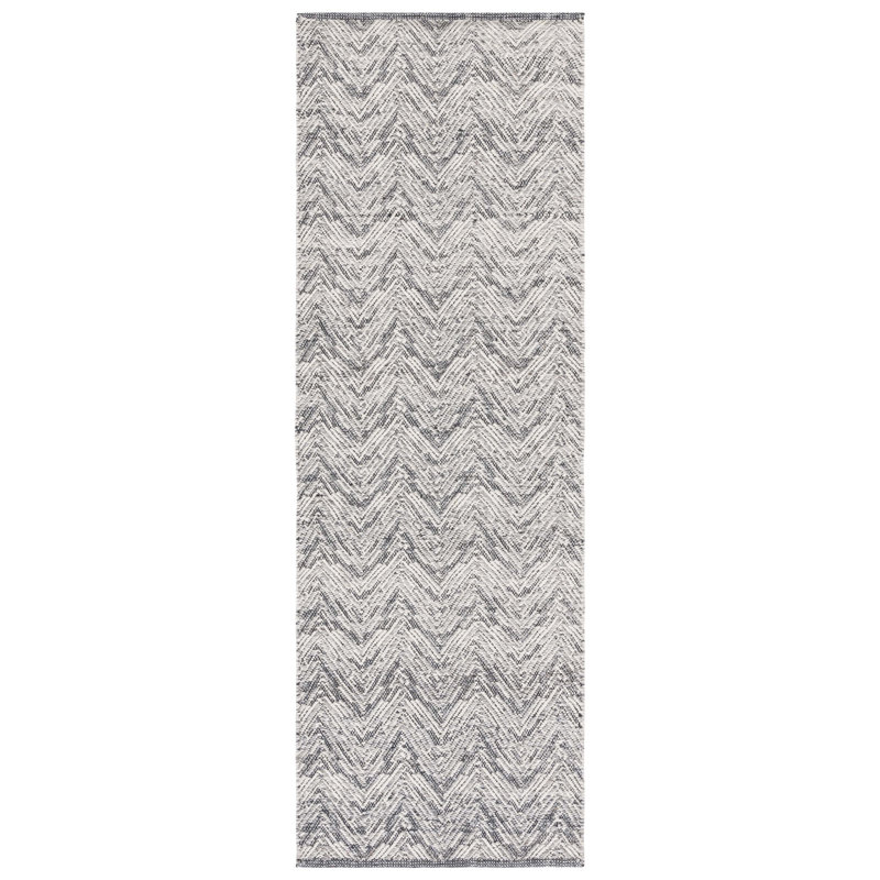 Tapis en laine à tissage plat Broadbelt, Tapis de couloir 2 pi 3 po x 7 pi