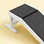 Rampe pour chat avec tapis et matériaux antidérapants, L 49,25 po x l 15,75 po, H 14 po, gris ou blanc, pour animaux de compagnie de moins de 66 lb