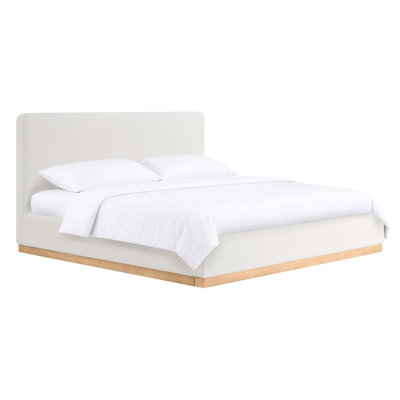 Grounded Upholstered Platform Bed