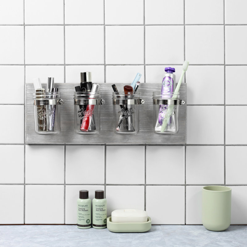 Alfeu Toothbrush Holder, Gray