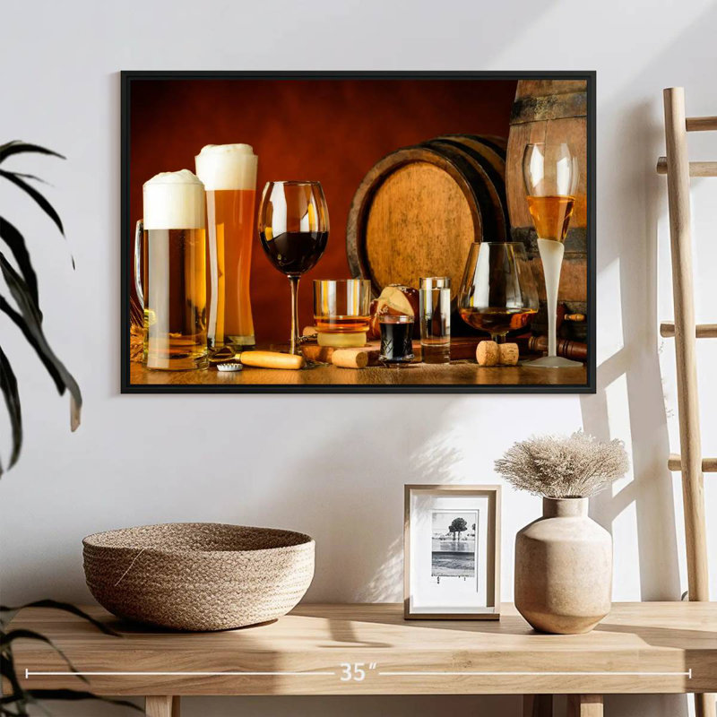 Yarlin Wine And Beer Drinks, 17" H x 25" W