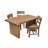 Solid Wood Live Edge Dining Table-739315282-739756617