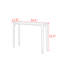 Table de véranda entièrement en bois massif de style français.-2066861253