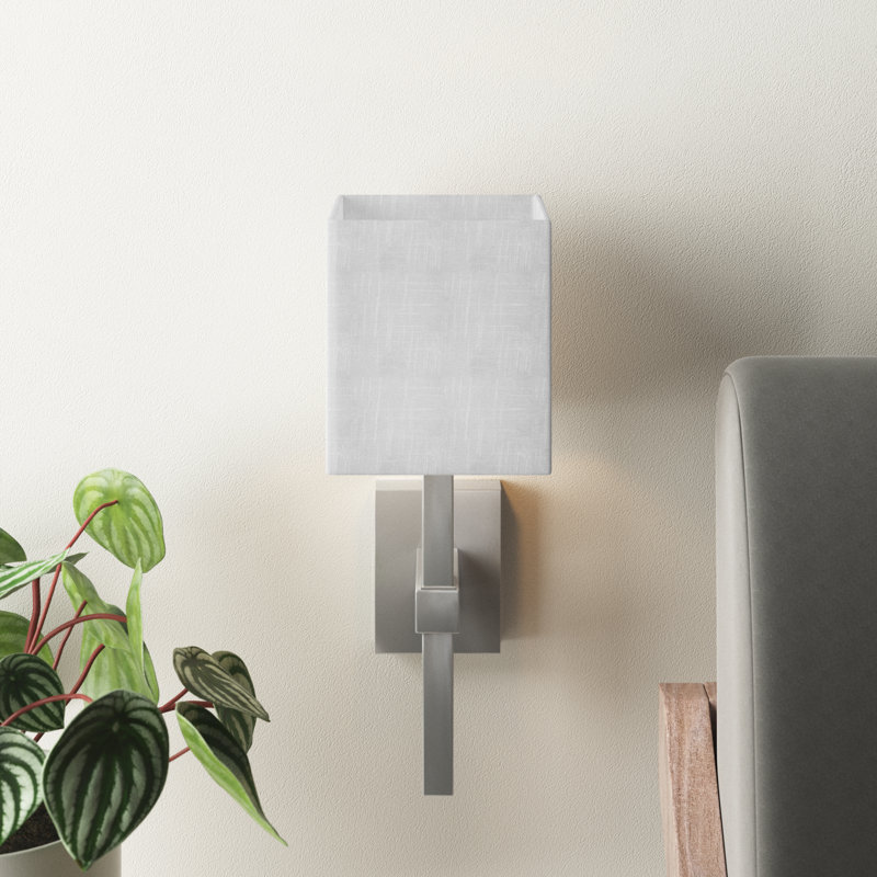 Akendra Armed Sconce, Brushed Nickel
