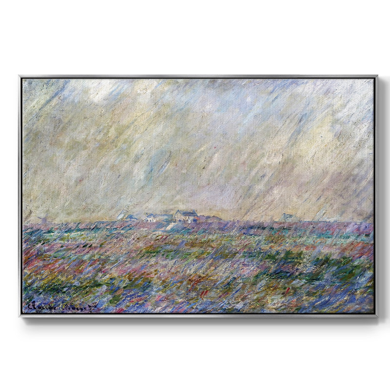 The Rain, 1886, reproduction d'art sur toile, H 25 po x l 37 po x P 2 po, Argent