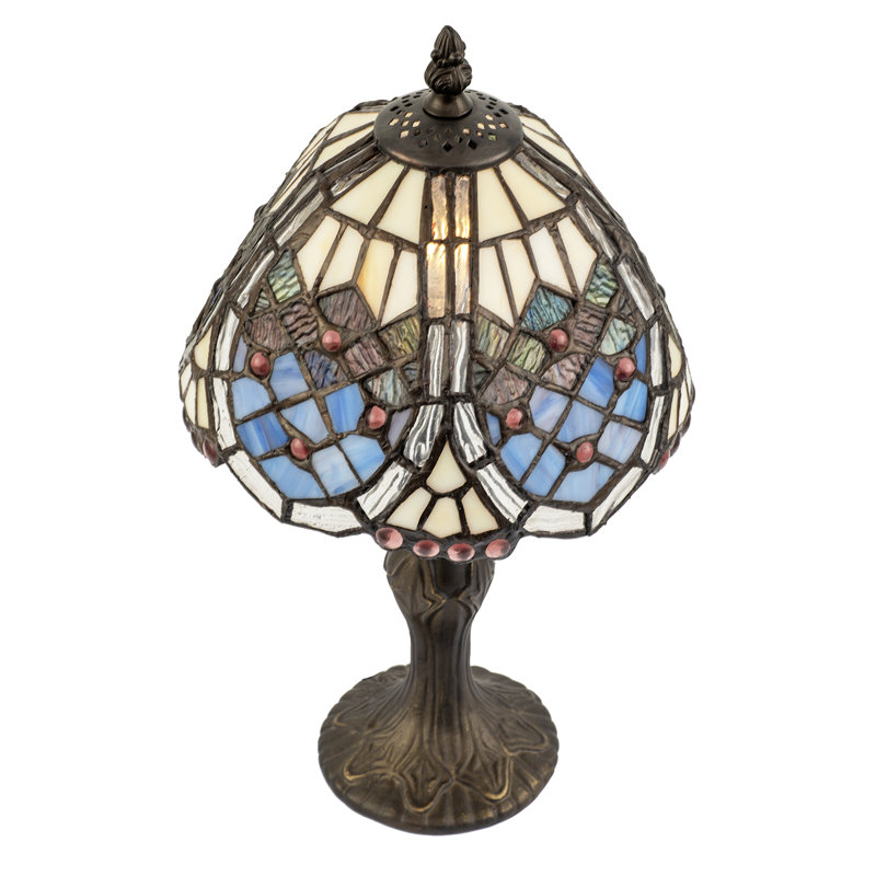 Metal Table Lamp, Purple