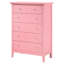 Charmant coffre de rangement rose pour tout espace-2051078950