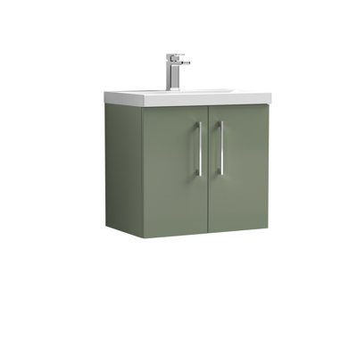 Arno 610mm Single Bathroom Vanity with Integrated Vitreous China Basin